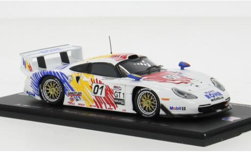 Modelauto Porsche 911 GT1 Evo No.01 Rohr Motorsport 24h Daytona 1998 1/43 Spark