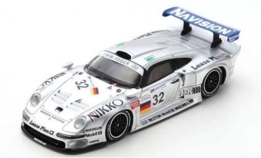 Modelauto Porsche 911 GT1 No.32 Roock Racing 24h Le Mans 1997 A.McNish/S.Ortelli/K.Wendlinger 1/43 Spark