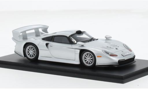 Modelauto Porsche 911 GT1 wit 1997 1/43 Spark