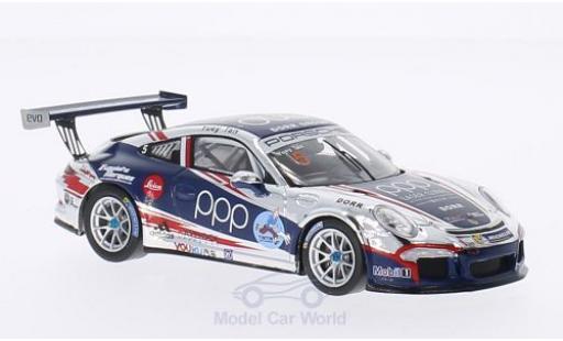 Modelauto Porsche 911 GT3 Cup No.5 PCCA 2014 Y.Tan Y.Tan 1/43 Spark