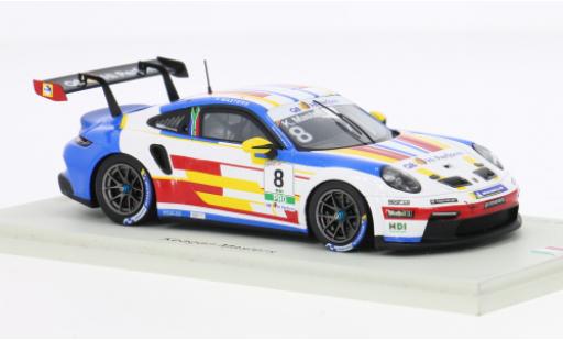 Modelauto Porsche 911 GT3 Carrera Cup Italia 2024 #8 1/43 Spark