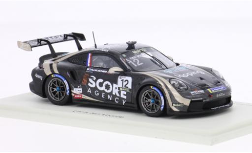 Modelauto Porsche 911 GT3 Carrera Supercup 2024 #12 1/43 Spark