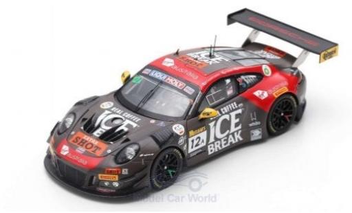 Modelauto Porsche 911 GT3 R No.12 Competition Motorsports/McElrea Racing 12h Bathurst 2019 D.Calgroen-Jones/K.Estre/J.Evans 1/43 Spark