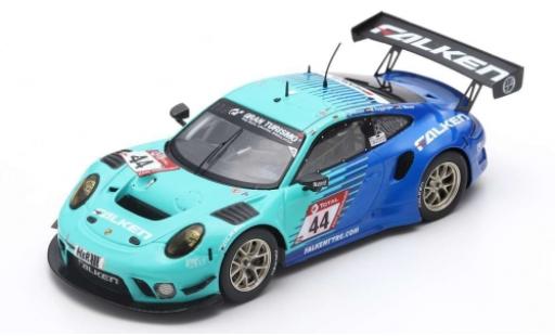 Modelauto Porsche 911 GT3 R No.44 Falken Motorsports 24h N&Atilde;&frac14;rburgring 2019 K.Bachler/J.Bergmeister/M.Ragginger/D.Werner 1/43 Spark
