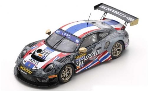Modelauto Porsche 911 GT3 R No.911 AAS Motorsport Team Thailand FIA Motorsport Games GT Cup Vallelunga 2019 V.Inthraphuvasak/K.Kusiri 1/43 Spark