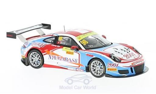 Modelauto Porsche 911 GT3 R No.98 GruppeM Racing Macau GT Cup 2016 Philip.Ma 1/43 Spark