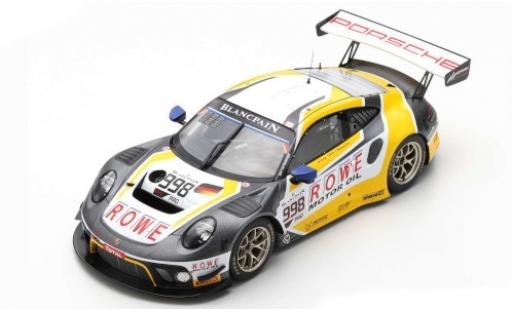 Modelauto Porsche 911 GT3 R No.998 ROWE Racing 24h Spa 2019 F.Makowiecki/P.Pilet/N.Tandy 1/18 Spark