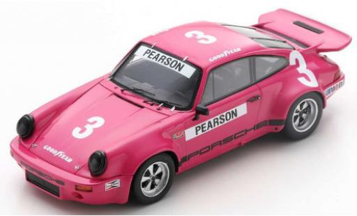 Modelauto Porsche 911 RS 3.0 No.3 IROC Daytona 1974 D.Pearson 1/43 Spark