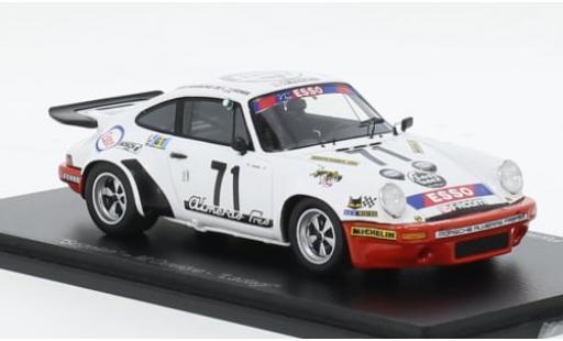 Modelauto Porsche 911 RS 3.0 No.71 24h Le Mans 1976 1/43 Spark