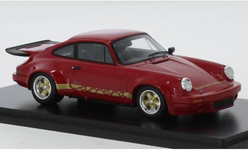 Modelauto Porsche 911 RS 3.0 rood/Dekor 1974 1/43 Spark