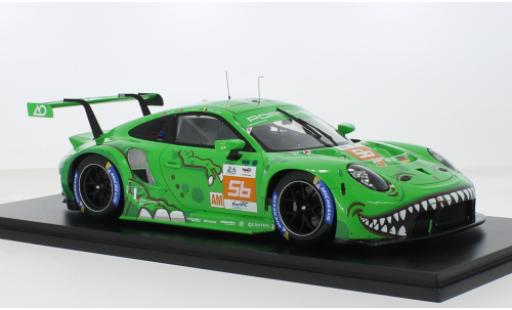 Modelauto Porsche 911 RSR -19 No.56 Project 1 - AO 24h Le Mans 2023 1/18 Spark