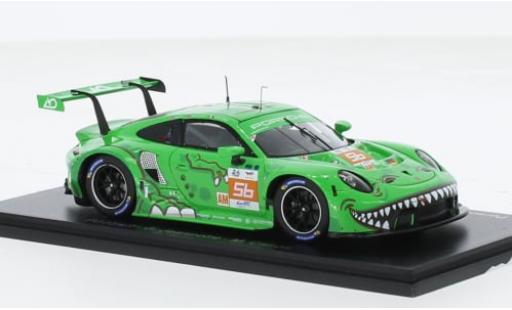 Modelauto Porsche 911 RSR -19 No.56 Project 1 - AO 24h Le Mans 2023 1/43 Spark
