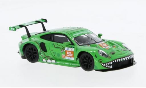 Modelauto Porsche 911 RSR -19 No.56 Project 1 - AO 24h Le Mans 2023 1/64 Spark