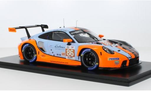 Modelauto Porsche 911 RSR -19 No.86 GR Racing 24h Le Mans 2023 1/18 Spark