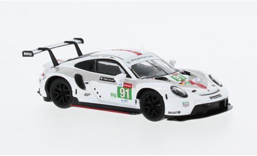Modelauto Porsche 911 RSR -19 No.91 GT Team 24h Le Mans 2021 1/64 Spark