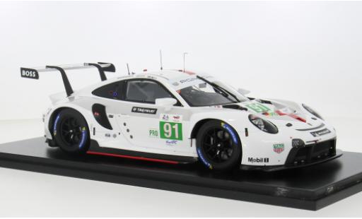 Modelauto Porsche 911 RSR -19 No.91 GT Team 24h Le Mans 2022 1/18 Spark