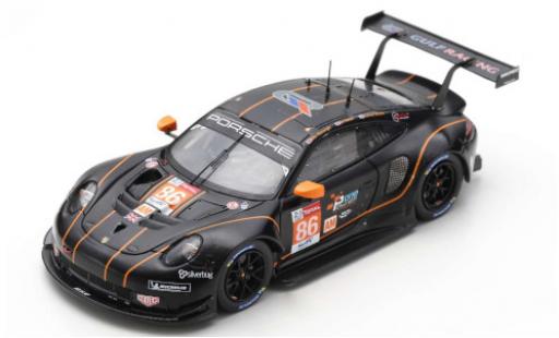 Modelauto Porsche 911 RSR No.86 Gulf Racing 24h Le Mans 2020 B.Barker/M.Wainwright/A.Watson 1/43 Spark