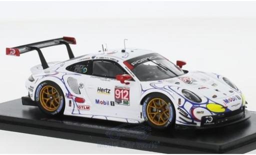 Modelauto Porsche 911 RSR No.912 GT Team Petit Le Mans 2018 E.Bamber/L.Vanthoor/M.Jaminet 1/43 Spark
