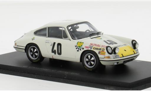 Modelauto Porsche 911 T T No.40 24h Le Mans 1969 1/43 Spark