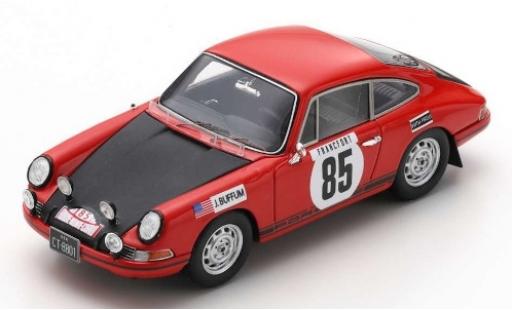 Modelauto Porsche 911 S T No.85 Rally Monte Carlo 1969 J.Buffum/S.Behr 1/43 Spark
