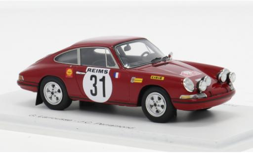 Modelauto Porsche 911 S S Rally Monte Carlo 1969 #31 1/43 Spark