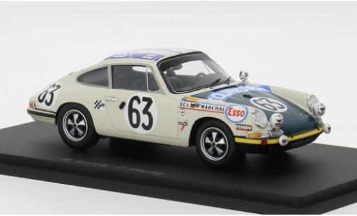 Modelauto Porsche 911 T T 24h Le Mans 1969 #63 1/43 Spark
