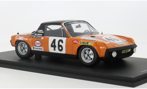 Modelauto Porsche 914/6 Base /6 No.46 24h Le Mans 1971 1/18 Spark