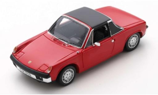 Modelauto Porsche 914/6 Base /6 rood 1973 1/43 Spark
