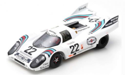 Modelauto Porsche 917 1971 K No.22 24h Le Mans H.Marko/G.van Lennep 1/18 Spark