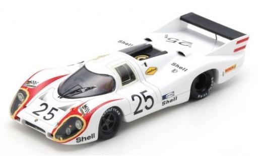 Modelauto Porsche 917 1970 LH RHD No.25 KG Salzburg 24h Le Mans V.Elford/K.Ahrens 1/43 Spark
