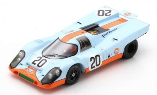Modelauto Porsche 917 1970 K No.20 John Wyer Automotive Engineering Gulf 24h Le Mans B.Redman/J.Siffert 1/18 Spark