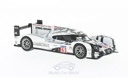 Modelauto Porsche 919 2015 Hybrid No.19 24h Le Mans N.H&Atilde;&frac14;lkenberg/E.Bamber/N.Tandy 1/64 Spark