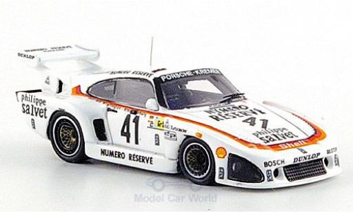 Modelauto Porsche 935 1979 K3 No.41 24h Le Mans B.Whittington/K.Ludwig/D.Whittington 1/87 Spark