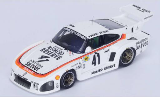 Modelauto Porsche 935 1978 K3 No.41 Kremer Numero Reserve 24h Le Mans K.Ludwig/B.Whittington/D.Whittington 1/43 Spark