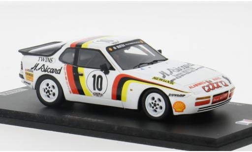 Modelauto Porsche 944 Turbo Cup No.10 1987 1/43 Spark