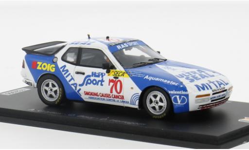 Modelauto Porsche 944 Turbo No.70 24h Spa 1989 1/43 Spark