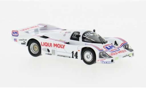 Modelauto Porsche 956 1986 24h Le Mans #14 1/64 Spark