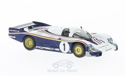 Modelauto Porsche 956 1982 No.1 24h Le Mans J.Ickx/D.Bell 1/64 Spark