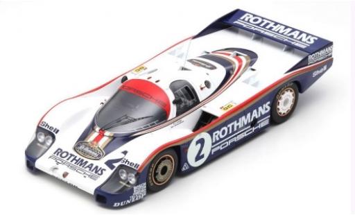 Modelauto Porsche 956 1982 No.2 Rothmans Rothmans 24h Le Mans J.Mass/V.Schuppan 1/18 Spark