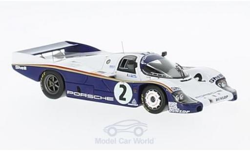 Modelauto Porsche 956 1983 No.2 Rothmans Rothmans 24h Le Mans met Decals J.Mass/S.Bellof 1/43 Spark