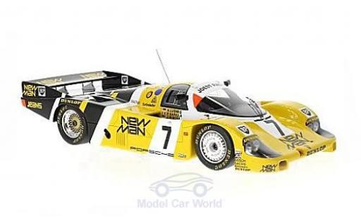 Modelauto Porsche 956 1985 No.7 Joest Racing New Man 24h Le Mans K.Ludwig/J.Winter/P.Barilla 1/18 Spark