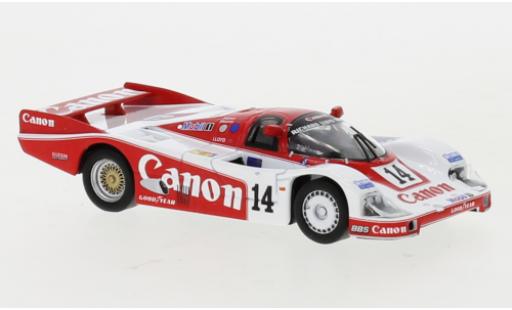 Modelauto Porsche 956 1985 RHD No.14 Richard Lloyd Racing Canon 24h Le Mans J.Palmer/J.Weaver/R.Lloyd 1/43 Spark