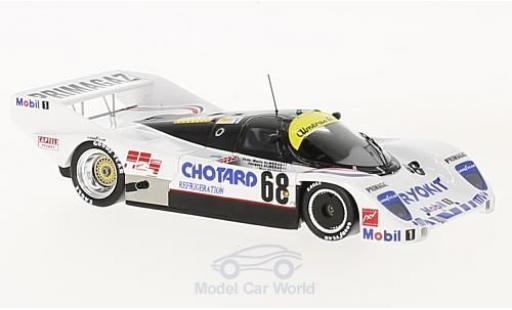 Modelauto Porsche 911 1992 C No.68 24h Le Mans J.Almeras/J.M.Almeras/M.Cohen-olijfgroenar 1/43 Spark