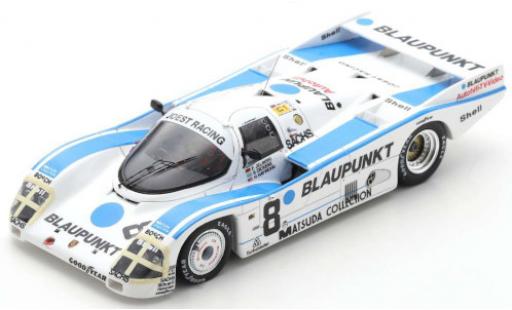 Modelauto Porsche 962 1987 C No.8 Blaupunkt 24h Le Mans S.Dickens/H.Haywood/F.Jelinski 1/43 Spark