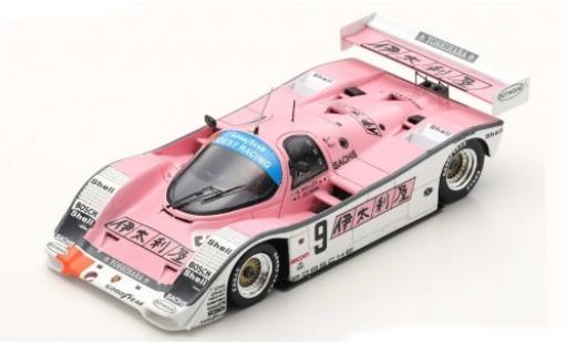 Modelauto Porsche 962 1989 C RHD No.9 Joest Racing 1000km Fuji B.Wollek/F.Jelinski 1/43 Spark