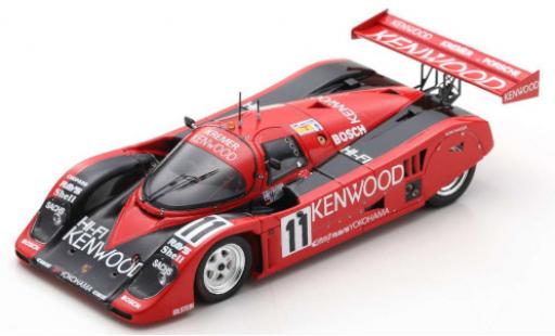 Modelauto Porsche 911 1991 CK 6 RHD No.11 Kenwood 24h Le Mans M.Reuter/H.Toivonen/J.J.Lehto 1/43 Spark