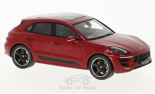 Modelauto Porsche Macan GTS rood 2017 1/43 Spark