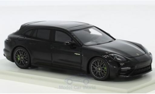 Modelauto Porsche Panamera e-hybrid Sport Turismo Turbo S zwart 2018 1/43 Spark