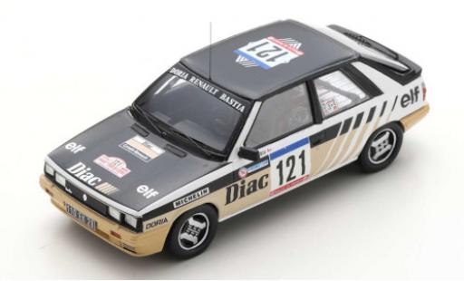 Modelauto Renault 11 Turbo No.121 Rally WM Tour de Corse 1984 J.-P.Deriu/J.Mariani 1/43 Spark
