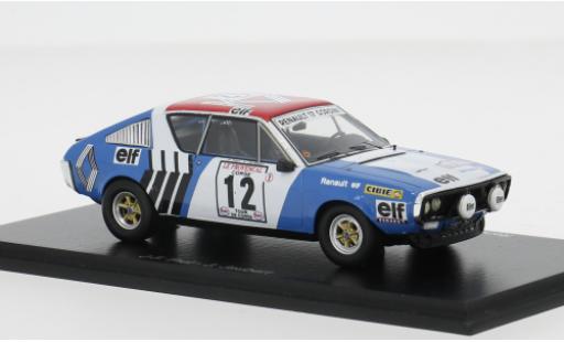 Modelauto Renault 17 Base Tour de Corse 1974 #12 1/43 Spark